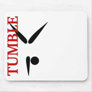 Mousepad Símbolo simples da ginástica do Gymnast do Tumbler