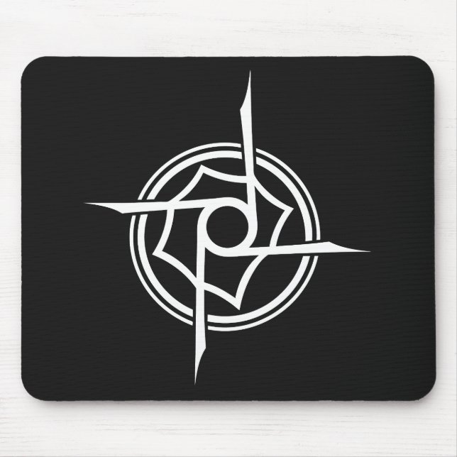 Mousepad Símbolo Tribal Geométrico - Emblema de Estrela Abs (Frente)