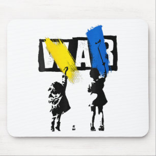 Mousepad Símbolo Ucraniano Fl Da Paz Para A Ucrânia