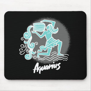 Mousepad Símbolo Zodiac Aquarius