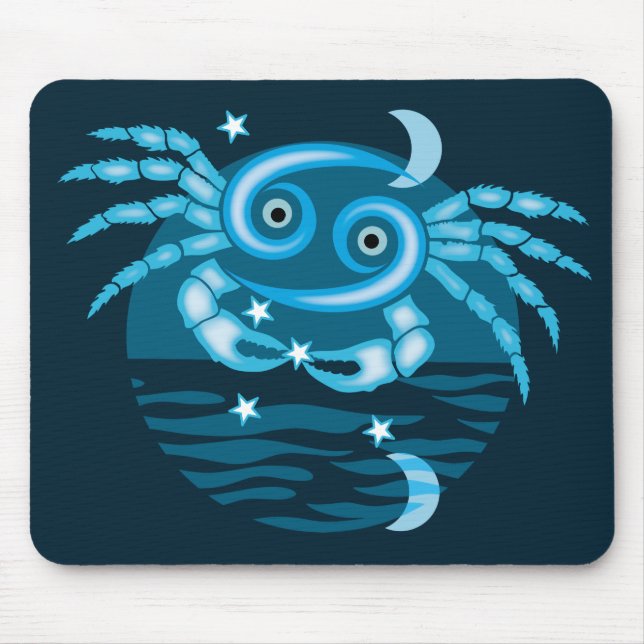 Mousepad Símbolo Zodiac Star - Símbolo do Cancer (Frente)