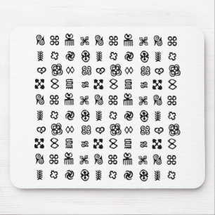 Mousepad Símbolos Africanos Adinkra