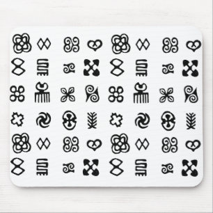 Mousepad Símbolos africanos Adinkra