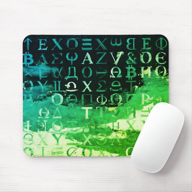 Mousepad Símbolos de Bitcoin (Estilo: Lucro Verde - 14) (Com mouse)