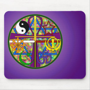 Mousepad Símbolos do espiritual da unidade