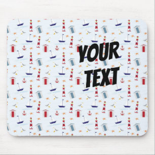 Mousepad Símbolos do Mar legal