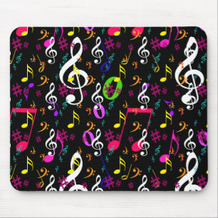 Mousepad Símbolos Musicais Design
