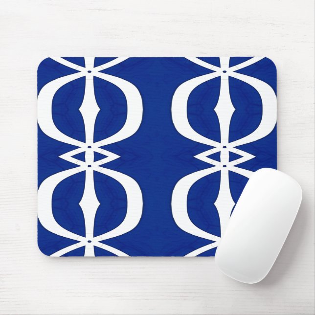 MOUSEPAD SIMETRIA AZUL (Com mouse)