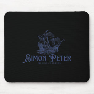 Mousepad Simon Peter passeios de pesca Jesus cristãos Deus
