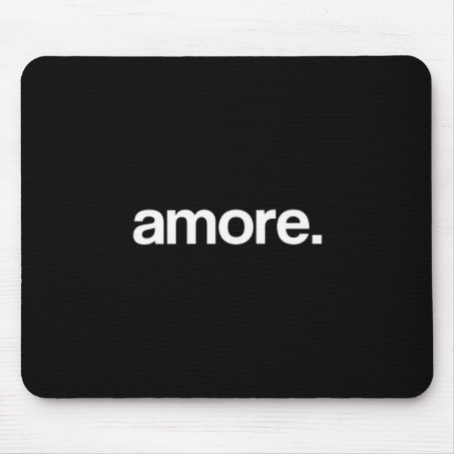 Mousepad Simple And Unique Amore Valentine's Day Design  (Frente)