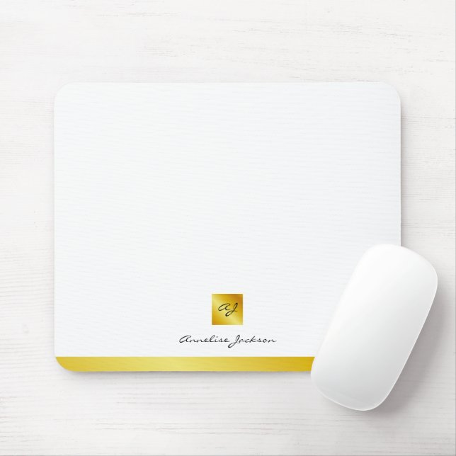 Mousepad Simple Professional Branding Business (Com mouse)