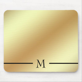 Mousepad Simples brilhante Dourado
