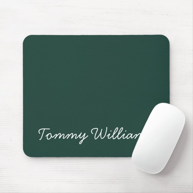 Mousepad Simples Emerald Green Professional (Com mouse)