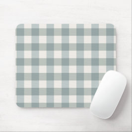 Mousepad Simples fazenda do Campo Gingham, Xadrez Verde