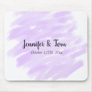 Mousepad simples minimal adicione seu nome casamento unidad