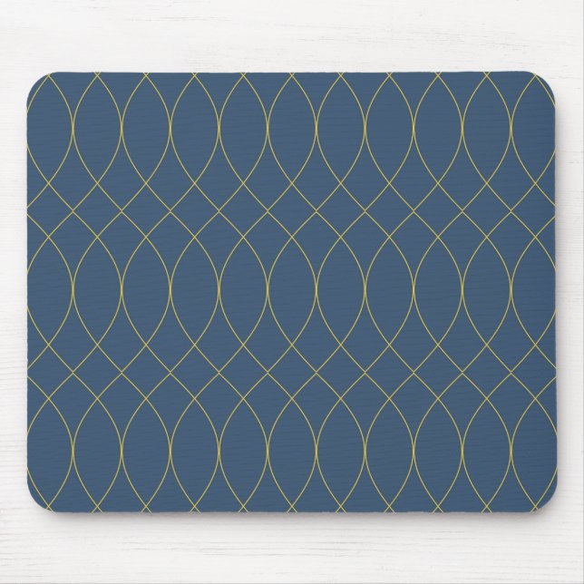 Mousepad Simples, moderno, legal, curva de tendências, linh (Frente)
