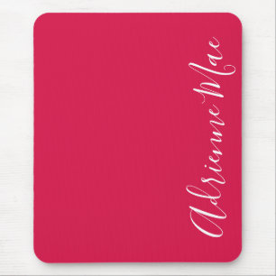 Mousepad Simplesmente Elegante Crimson Red Personalizado