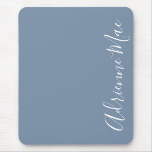 Mousepad Simplesmente Elegante Denim Blue Personalizado