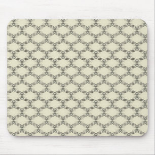 Mousepad simplesmente Glamourous, preto e marfim