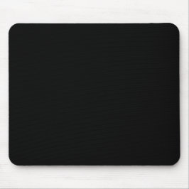 Mousepad Simplesmente Preto Cor Sólida Personalize-A