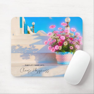 Mousepad Simplifique sua Vida, Escolha a Felicidade !Mouse