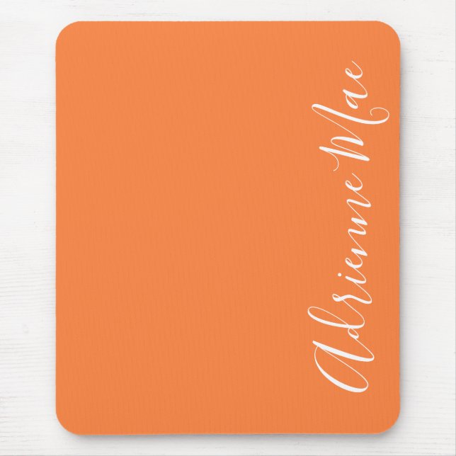 Mousepad Simply Elegant Orange Peel Personalized (Frente)