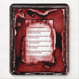 Mousepad Sinais Das Crianças