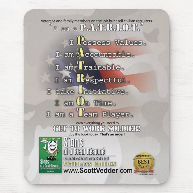 Mousepad Sinais de um grande Résumé: Edição dos veteranos (Frente)