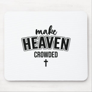Mousepad Sinal Cristão Lotado no Céu Jesus Cruz Deus