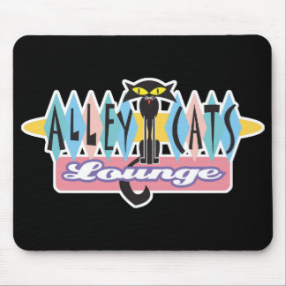 Mousepad sinal da sala de becos retro