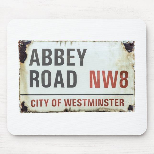 Mousepad Sinal de Abbey Road (Frente)