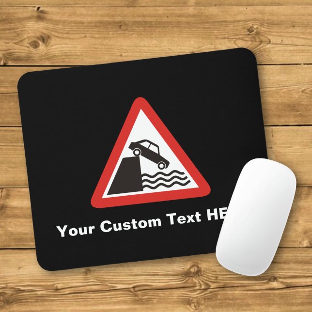 Mousepad Sinal de Aviso de Cais (Criador carregado)