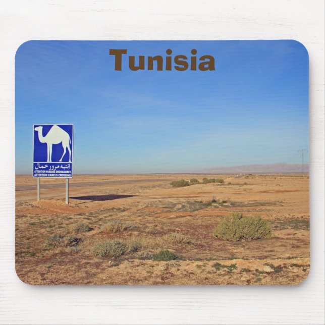 Mousepad Sinal de Camelos, Tunísia (Frente)