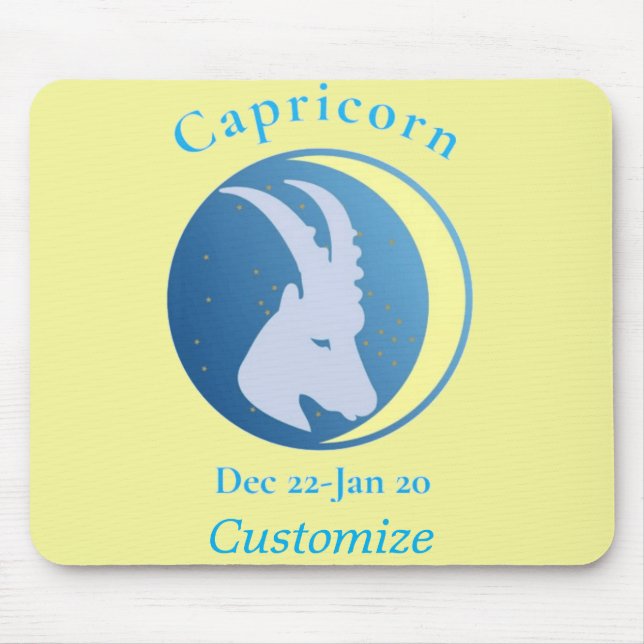 Mousepad Sinal de Capricórnio Thunder_Cove (Frente)