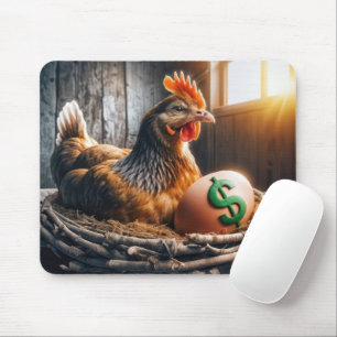 Mousepad Sinal de Dólar em um Ovo