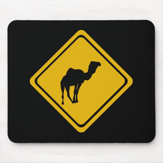 Mousepad sinal de estrada de camelo (Frente)