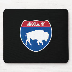 Mousepad Sinal de Estrada Interestadual de Angola Nova York