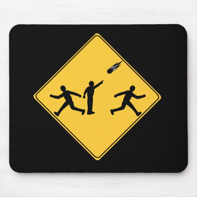 Mousepad Sinal de estrada - Meteor (Frente)