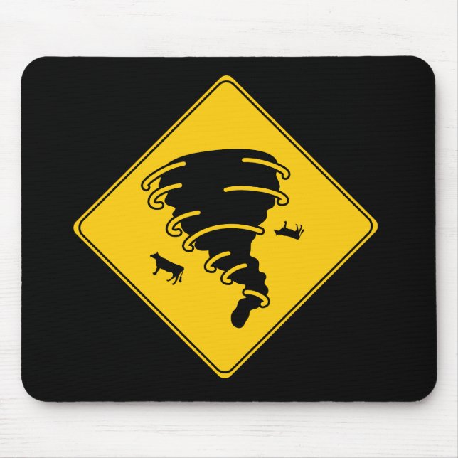 Mousepad Sinal de estrada - Tornado (Frente)