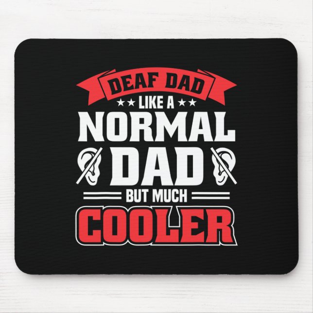 Mousepad Sinal de Linguagem de Menores Consciência Deficien (Frente)