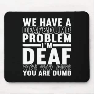 Mousepad Sinal de linguagem Deficientes Auditivos 8