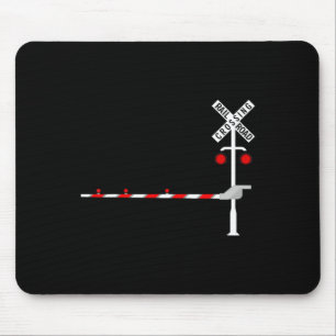 Mousepad Sinal de Passagem de Caminho-de-Ferro Sinal de Ven