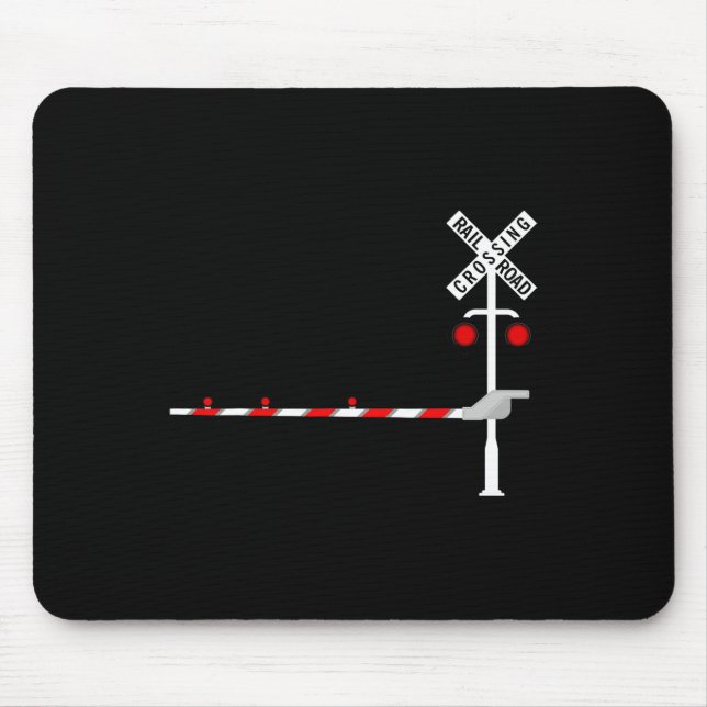 Mousepad Sinal de Passagem de Caminho-de-Ferro Sinal de Ven (Frente)
