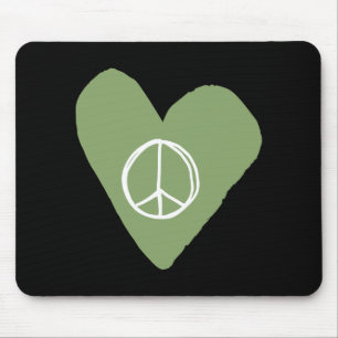 Mousepad Sinal de Paz Coração