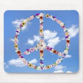 Mousepad Sinal de Paz de Flor no Céu