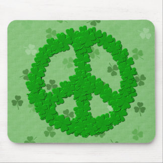 Mousepad Sinal de paz do Dia de São Patrício