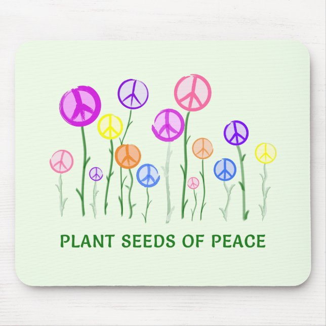 Mousepad Sinal de Paz Flores (Frente)
