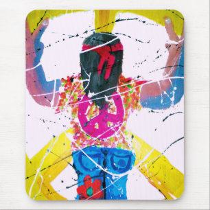 Mousepad Sinal de Paz Hippie