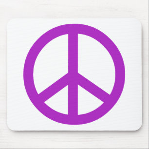 Mousepad Sinal de paz lavanda