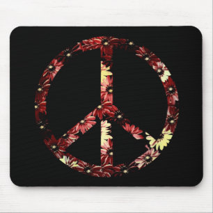 Mousepad Sinal de paz retro